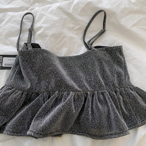 Nasty gal sparkly top - Picture 2 of 3